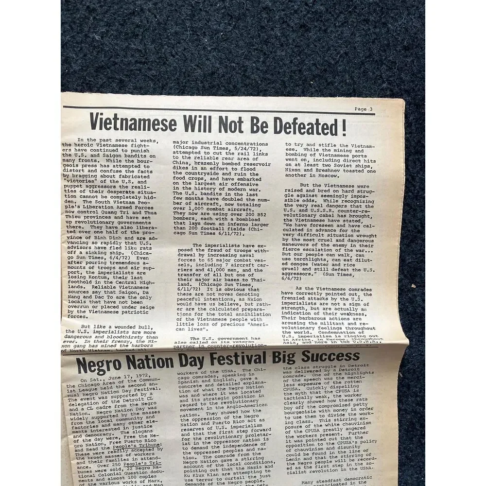 1974 Cold War Plans Exposed Soviet Peace Plan Propaganda Newspaper, Vintage Com